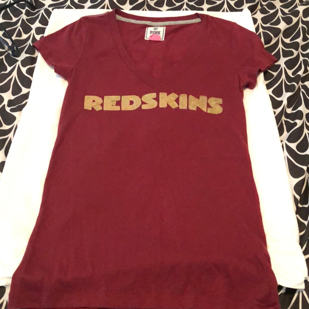 SOLD - Victoria’s Secret Pink Redskins Tee-Shirt